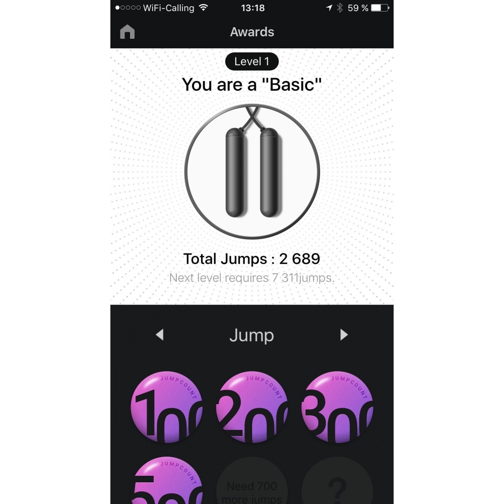 smartrope corde à sauter fitness connectée app iOS android smartphone