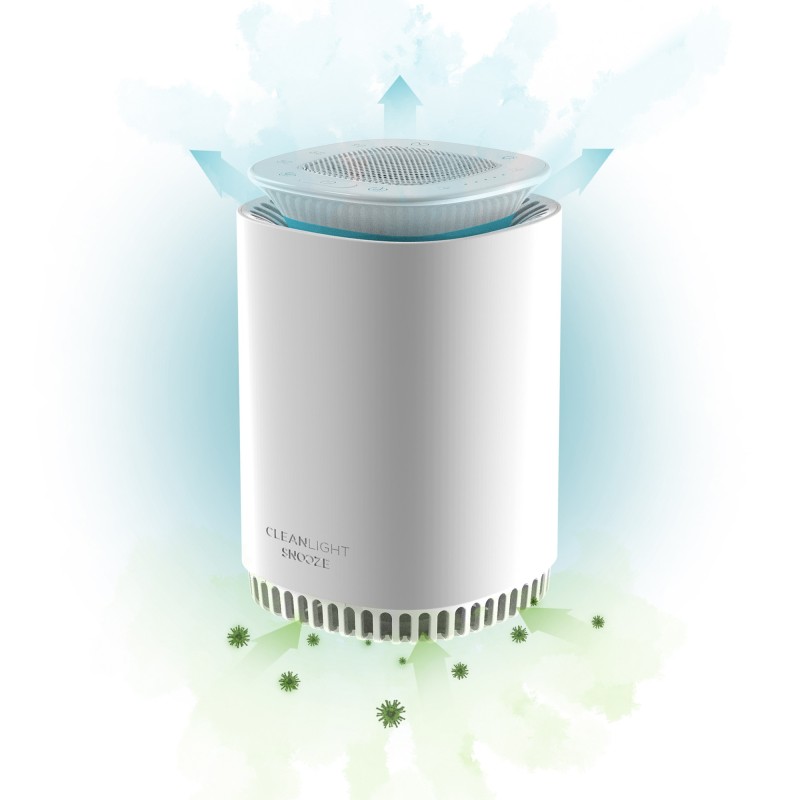 CleanLight™ Snooze 4-in-1 Air Purifier, Sound Machine, Night Light & Diffuser