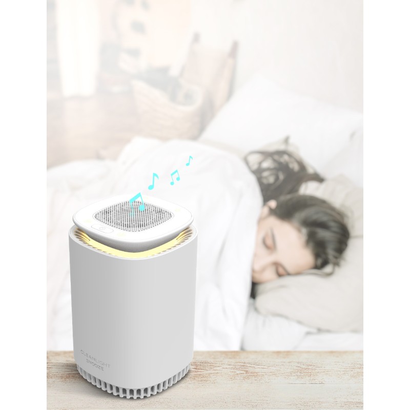 CleanLight™ Snooze 4-in-1 Air Purifier, Sound Machine, Night Light & Diffuser