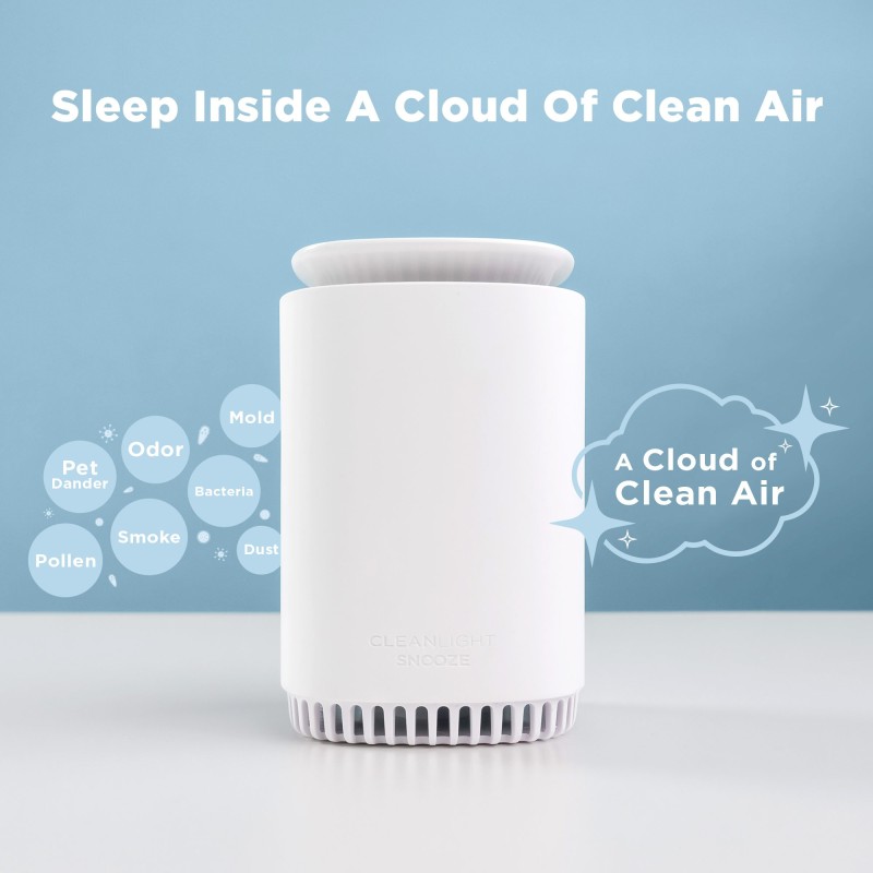 CleanLight™ Snooze 4-en-1 Purificateur d'air, audio, veilleuse, diffuseur acheter en suisse