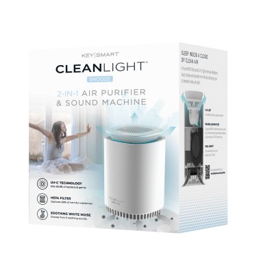 CleanLight™ Snooze 4-in-1 Luftreiniger, Klangmaschine, Nachtlicht und Diffusor