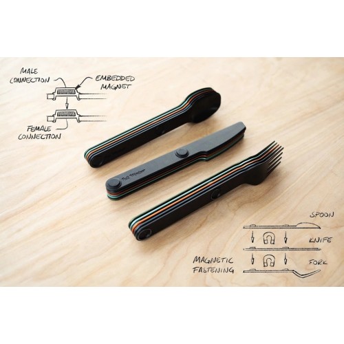 Magware magnetisches Besteck x5