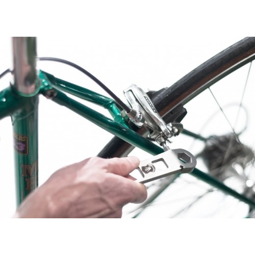 Ledersatteltasche und Fahrradwerkzeugset The Nutter