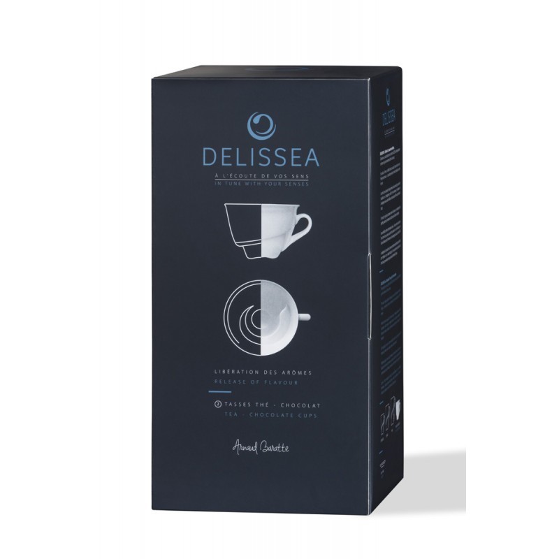 2 Tassen Delissea Tee Schokolade