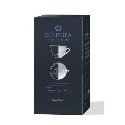 2 Tasses Delissea Thé Chocolat