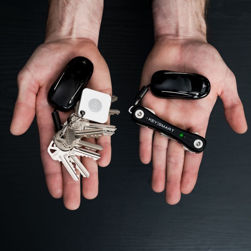 Keysmart ipro key ring with apple find my tracker tag builtin
