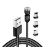 Statik 360 USB-Kabel Praktisches Aufladen Magischer Magnetkontakt