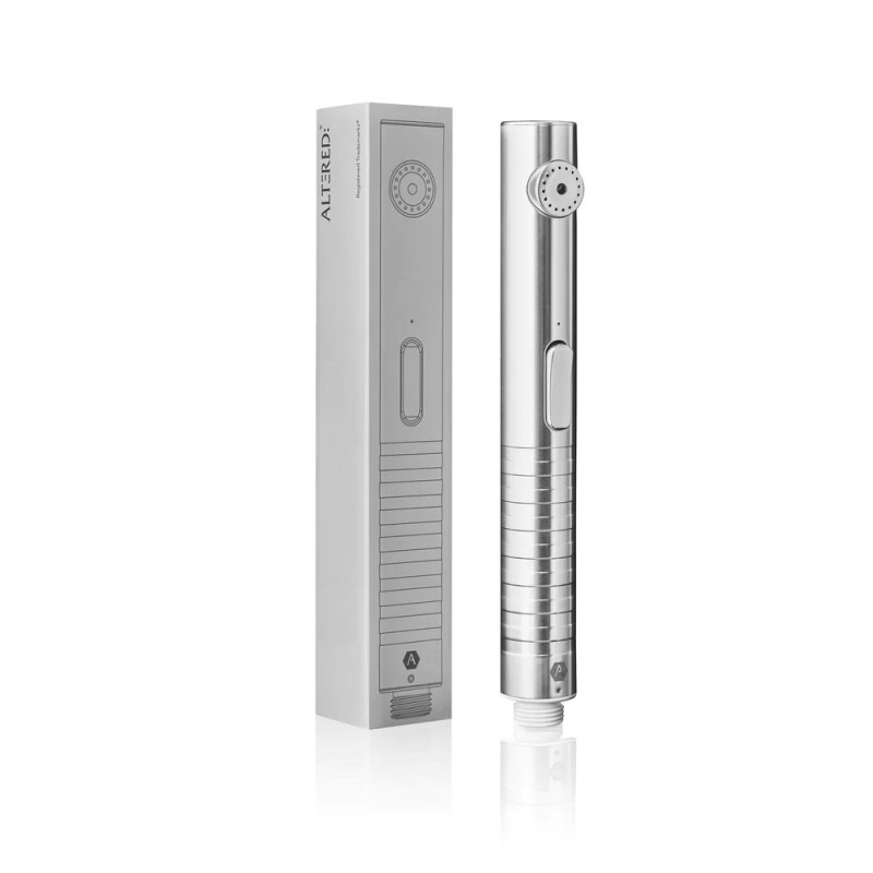 Altered design shower head to save water in the home