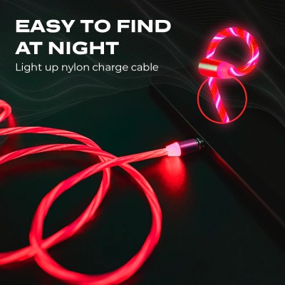 Statik Light-Up Universal Charge Cable 1m