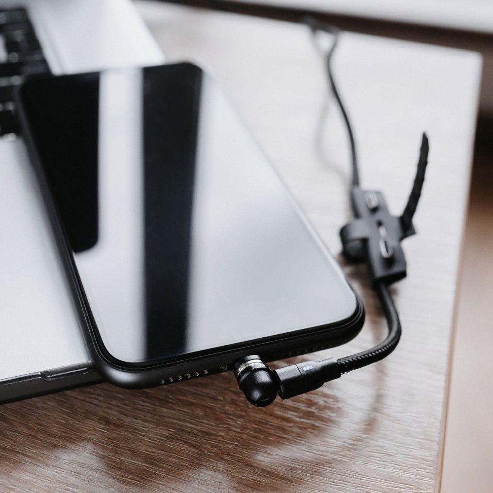 Câble universel USB recharge 100w pratique contact magnétique