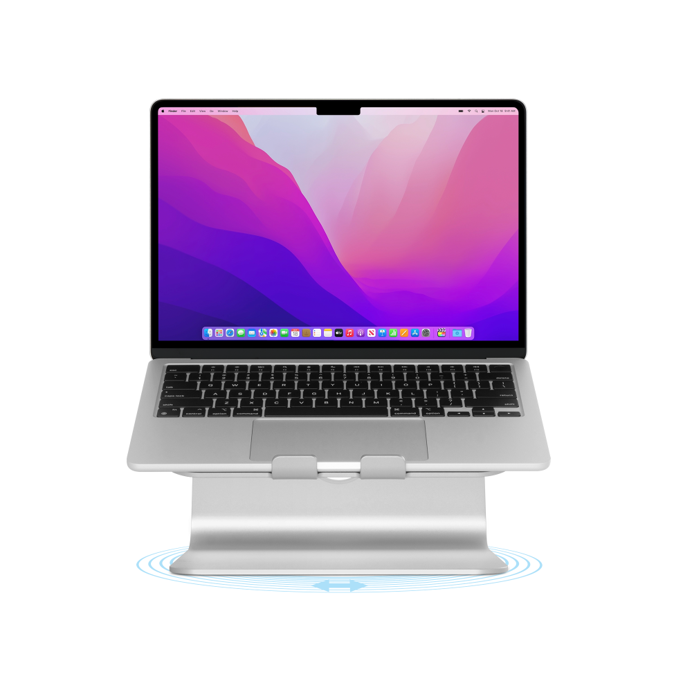 Support laptop et MacBook pivotant mstand360 raindesign en suisse