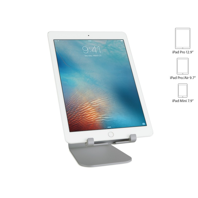 Aluminium design stand mStand tablet raindesign for iPad