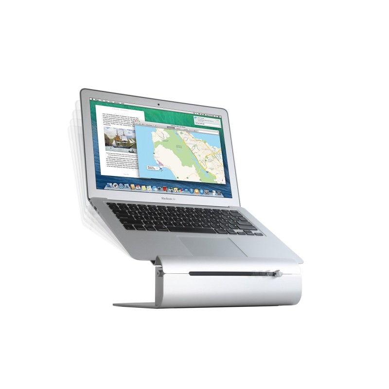 Adjustable iLevel2 stand for laptop by raindesign