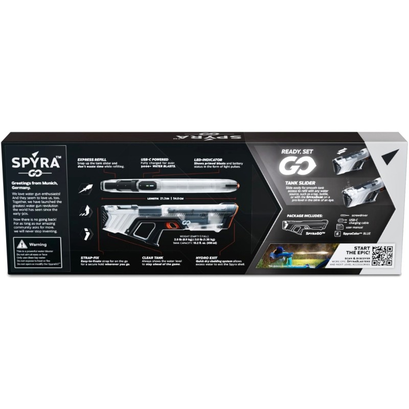 Spyra Go Moderne Wasserpistole Ab 8 Jahren