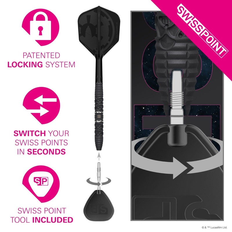 Darts Kit STAR WARS DARTH VADER SP TARGET