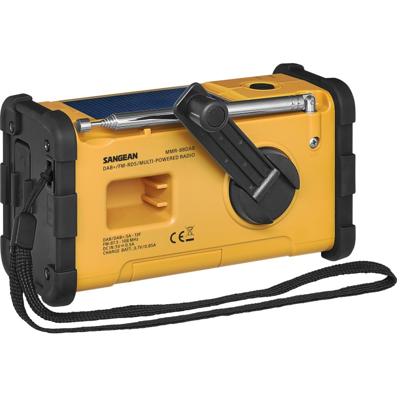 radio DAB FM outdoor solaire écologique durable survivor MMR-88