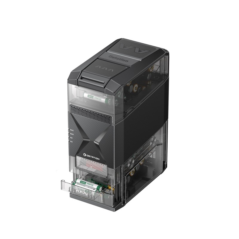 Chargeur de piles Ostation 2 : recharge AA et AAA rechargeables