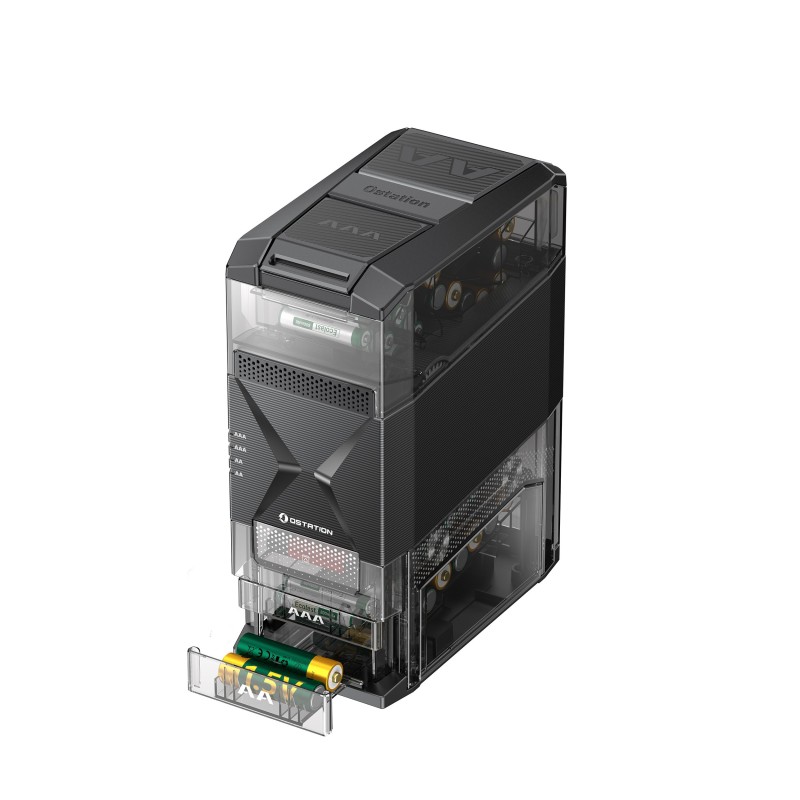 Chargeur de piles Ostation 2 : recharge AA et AAA rechargeables