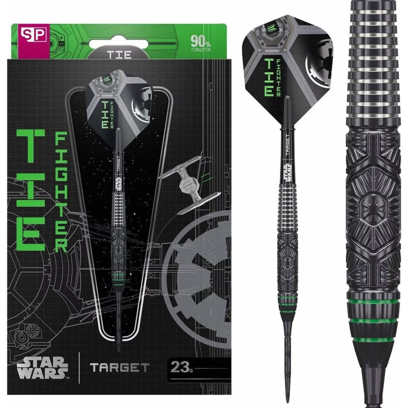 coffret Fléchettes STAR WARS Tie Fighter 90% SP Steel tip Target 24g