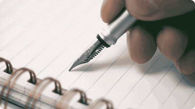 test d'écriture avec plume Hoverpen 3.0 future edition