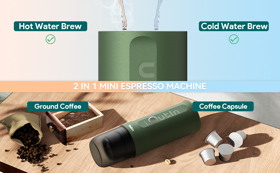café espresso au choix café moulu ou capsule